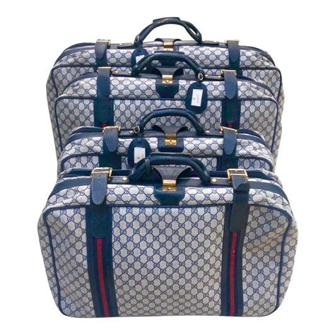 vintage gucci luggage set|knock off gucci luggage set.